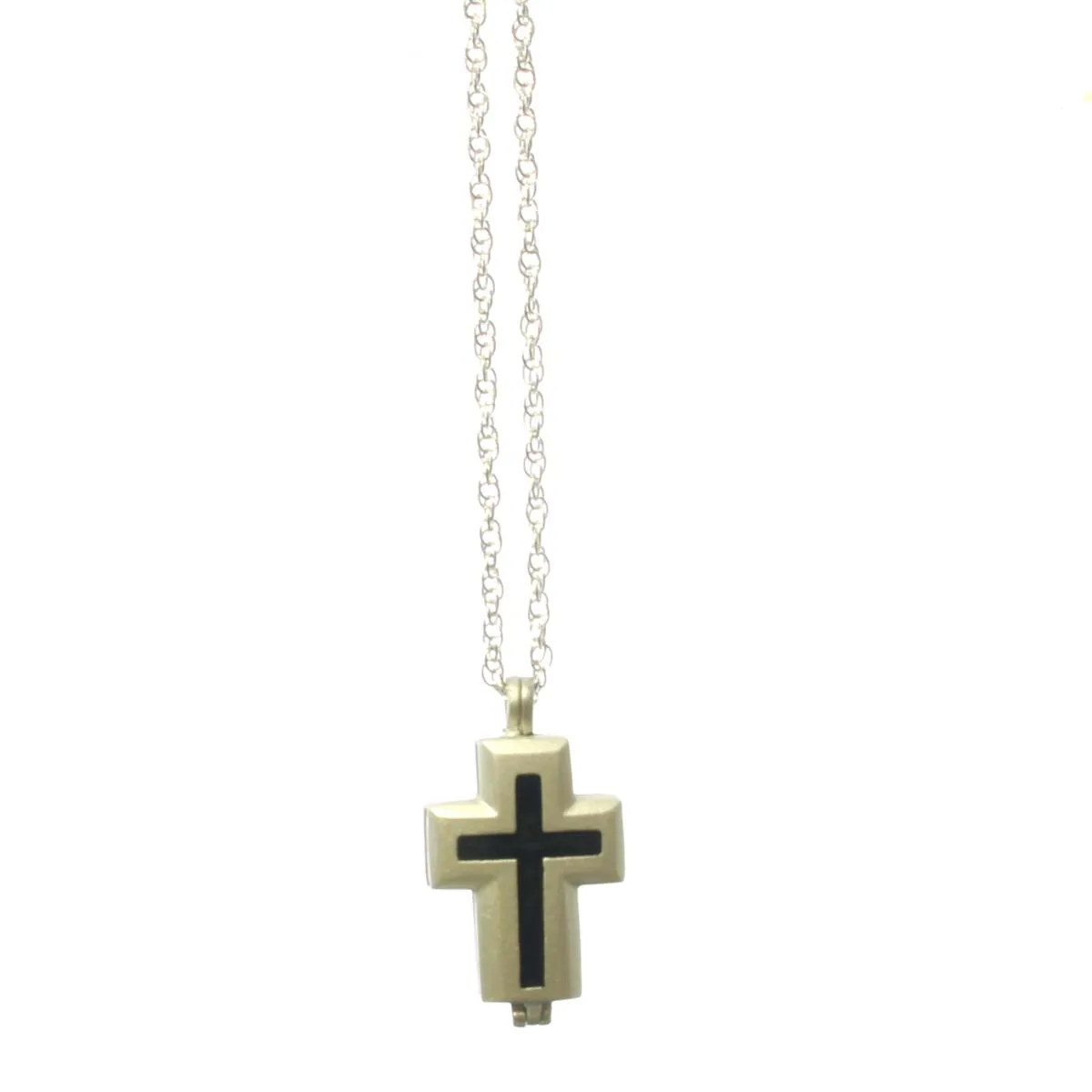 Cross Memorial Locket w/Urn, 2 styles