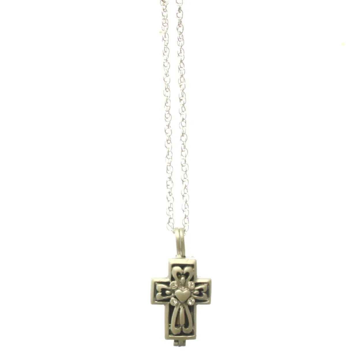 Cross Memorial Locket w/Urn, 2 styles