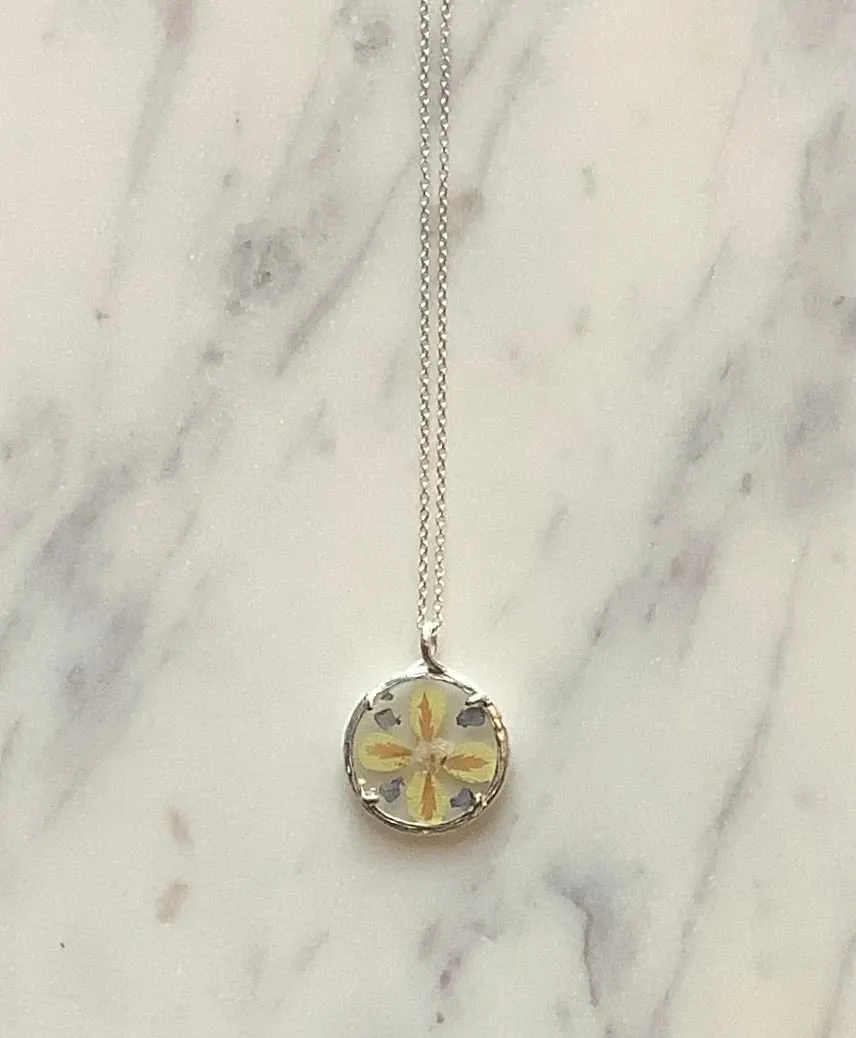 Daisy Locket Necklace