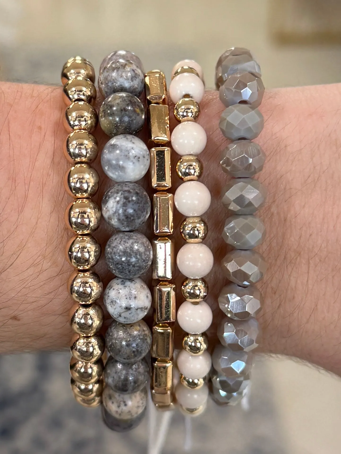 Dendrite Opal 8mm Bracelet