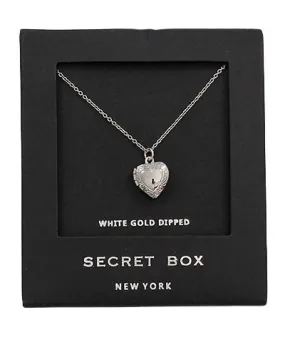 Designed Heart Locket Necklace
