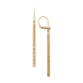 Dunes Bar Diamond Earrings