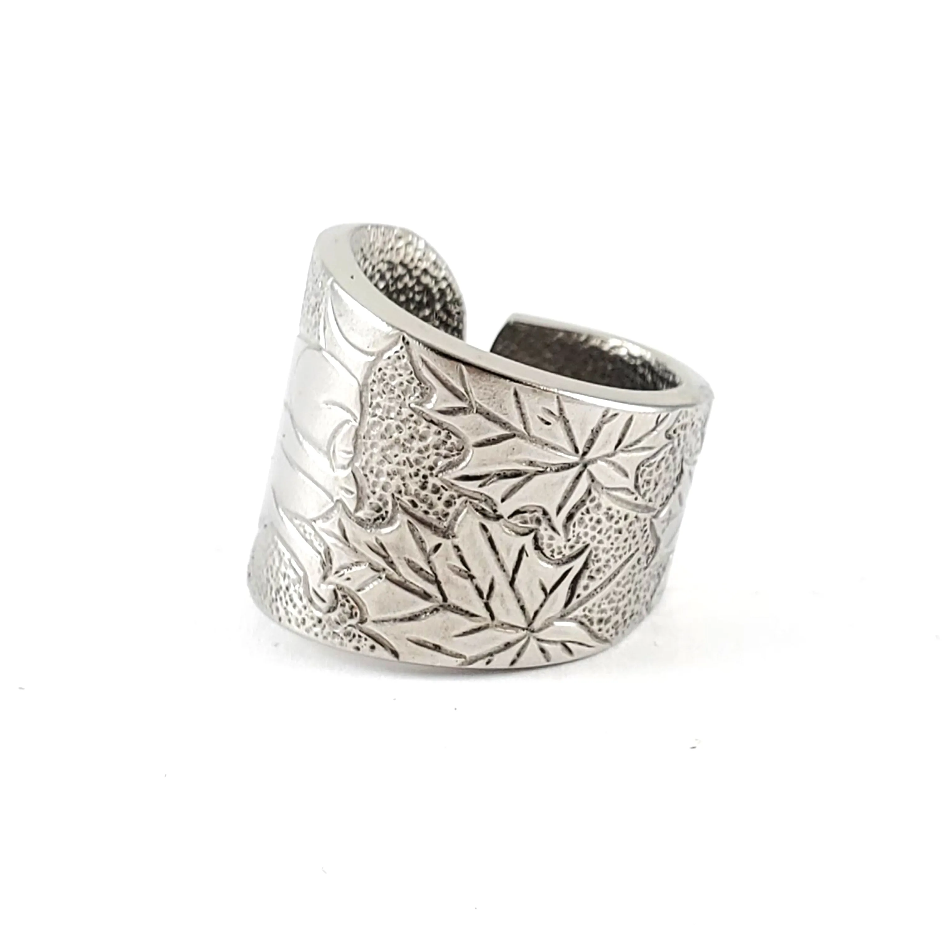 Fox Stainless Steel Spoon Ring