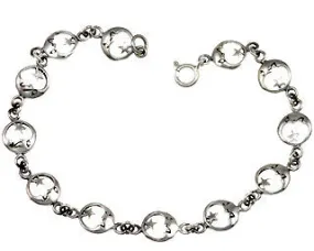 Full Moon and Star Bracelet
