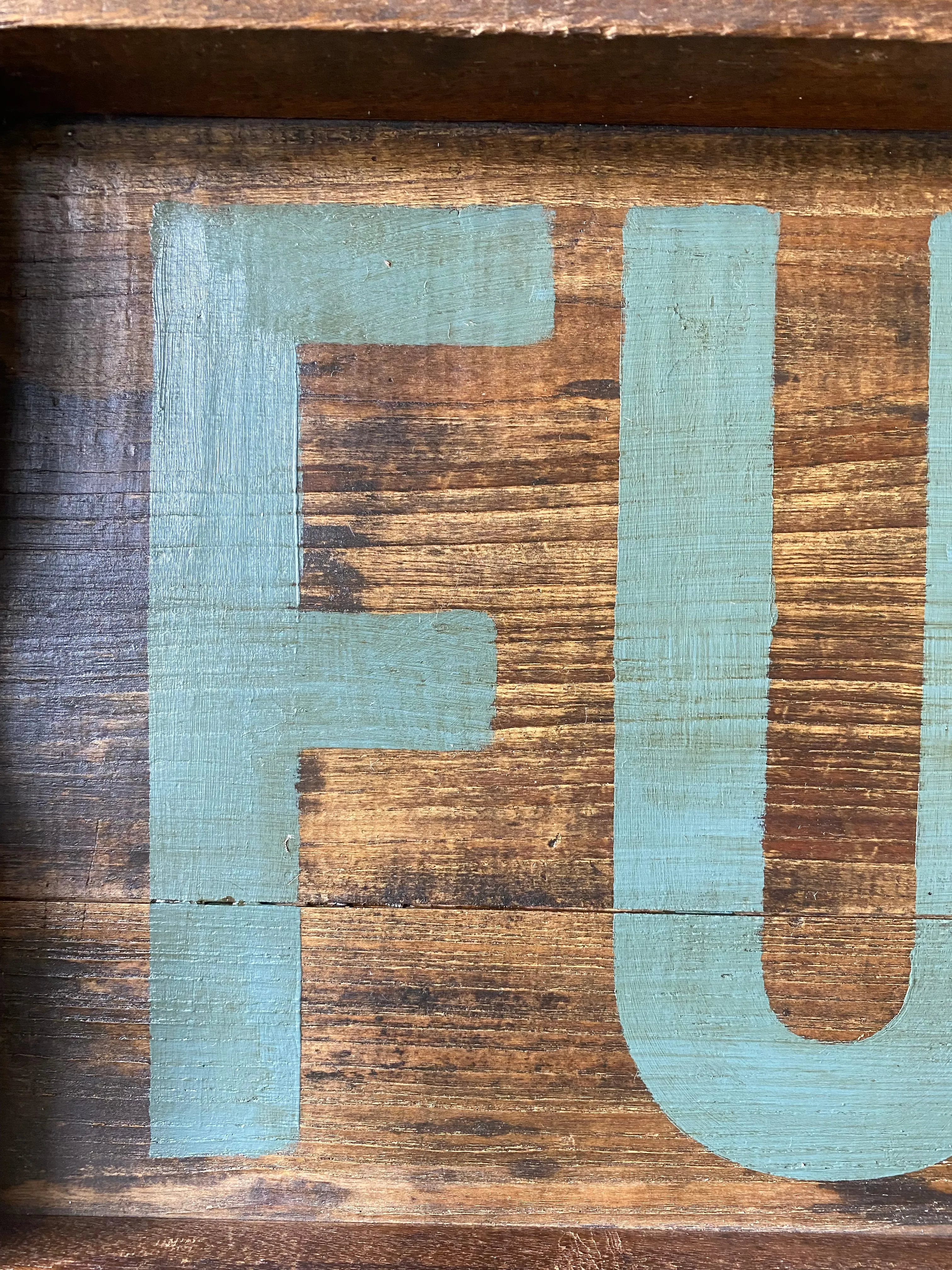 FUN Vintage Industrial Wooden Drawer/Tray