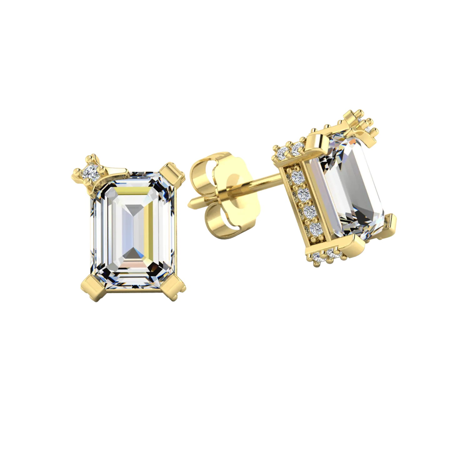 Gemstone Stud Earrings
