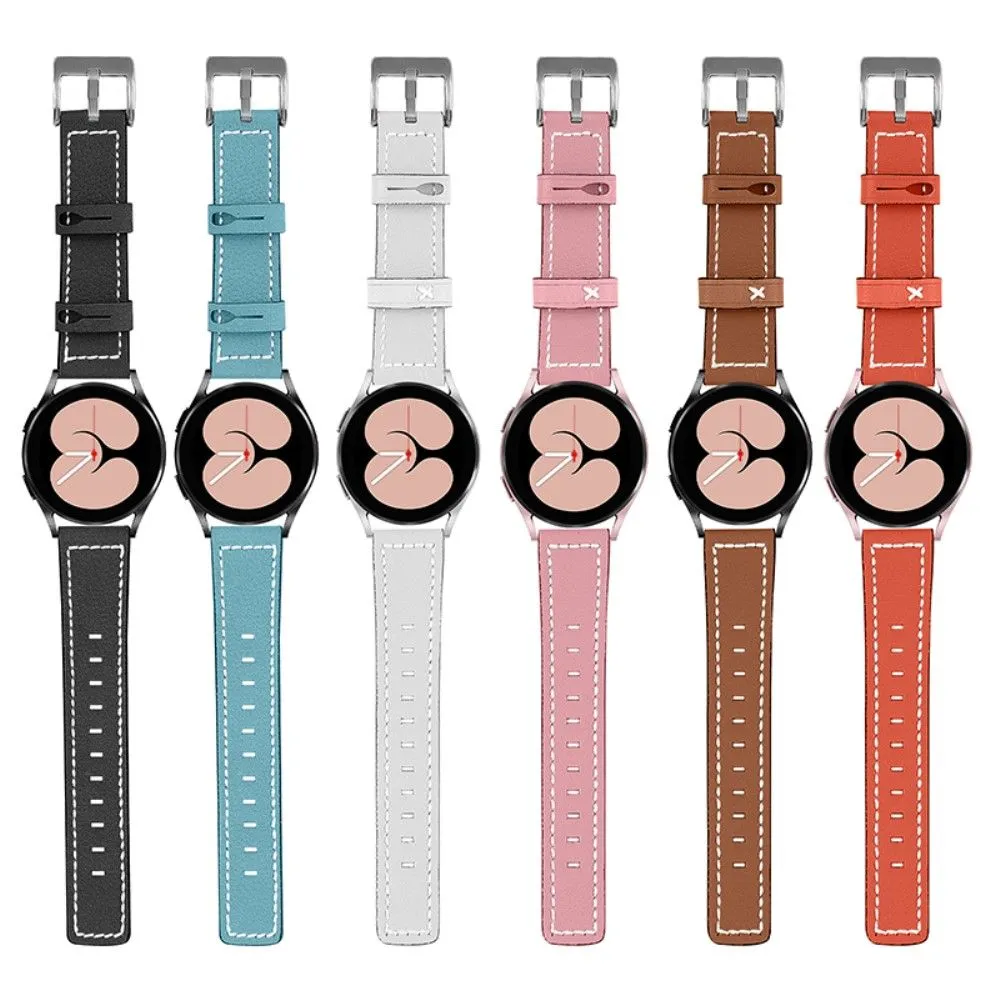 Genuine leather watch strap for Samsung Galaxy Watch - Blue