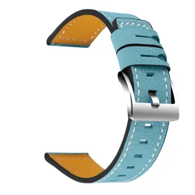 Genuine leather watch strap for Samsung Galaxy Watch - Blue