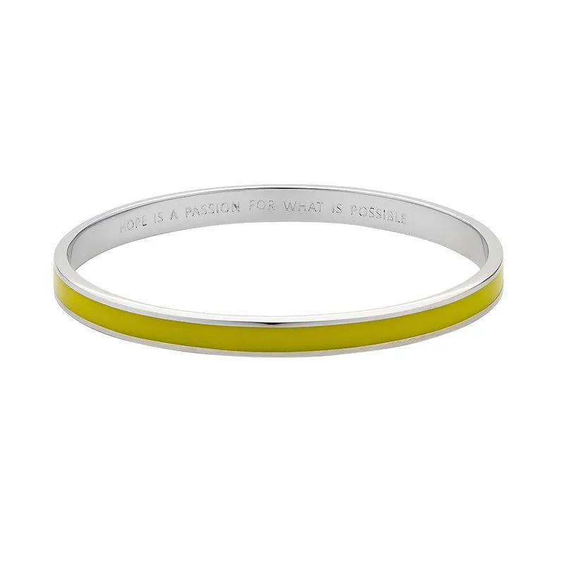 GEORGINI CANDY YELLOW 5.5mm BANGLE