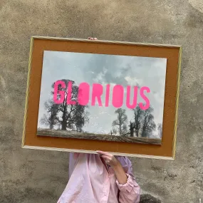 GLORIOUS Framed Print
