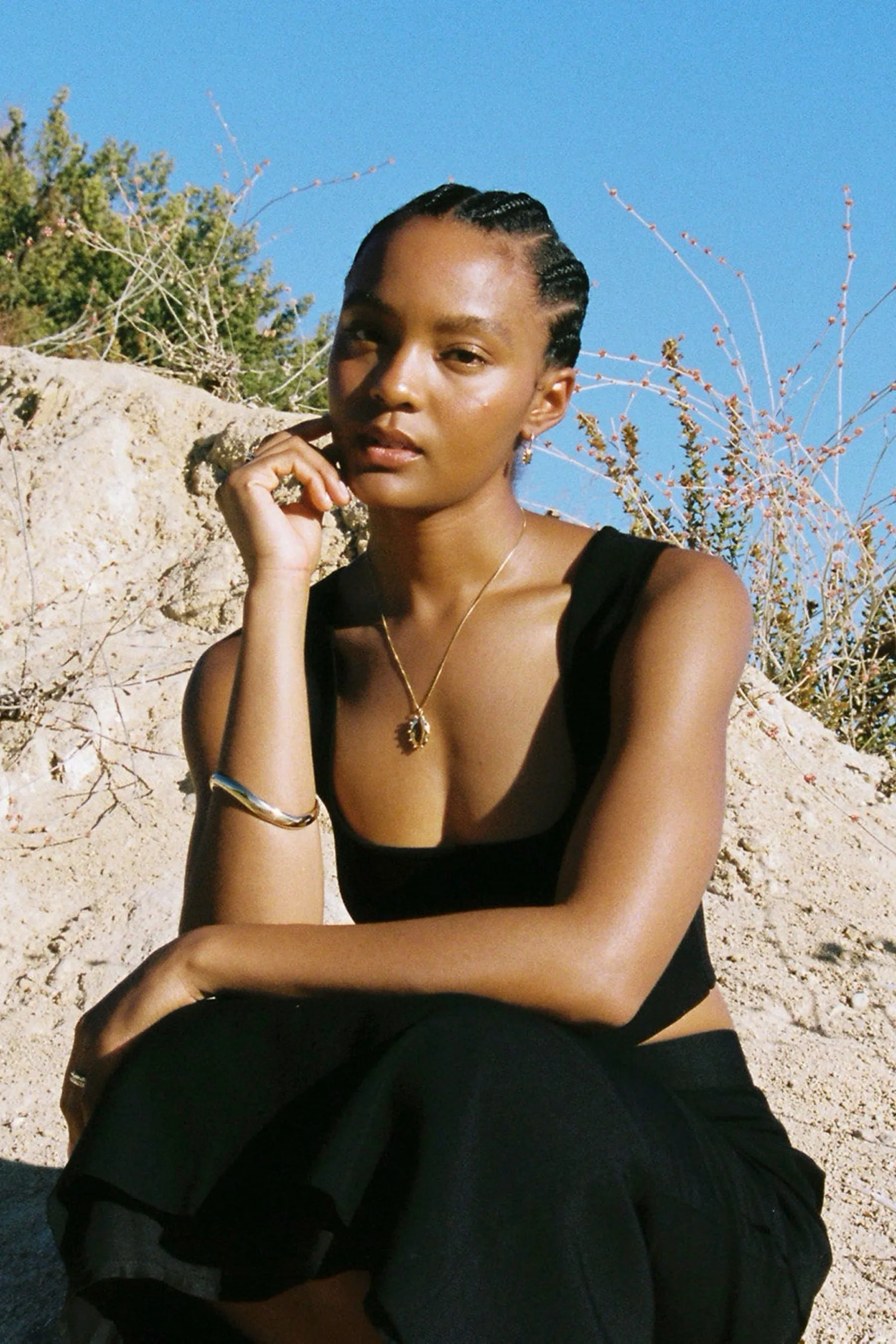 Gold Sun Locket