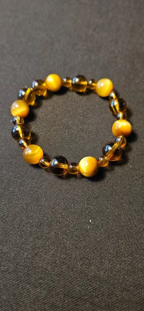 Gold Tiger's Eye & Amber