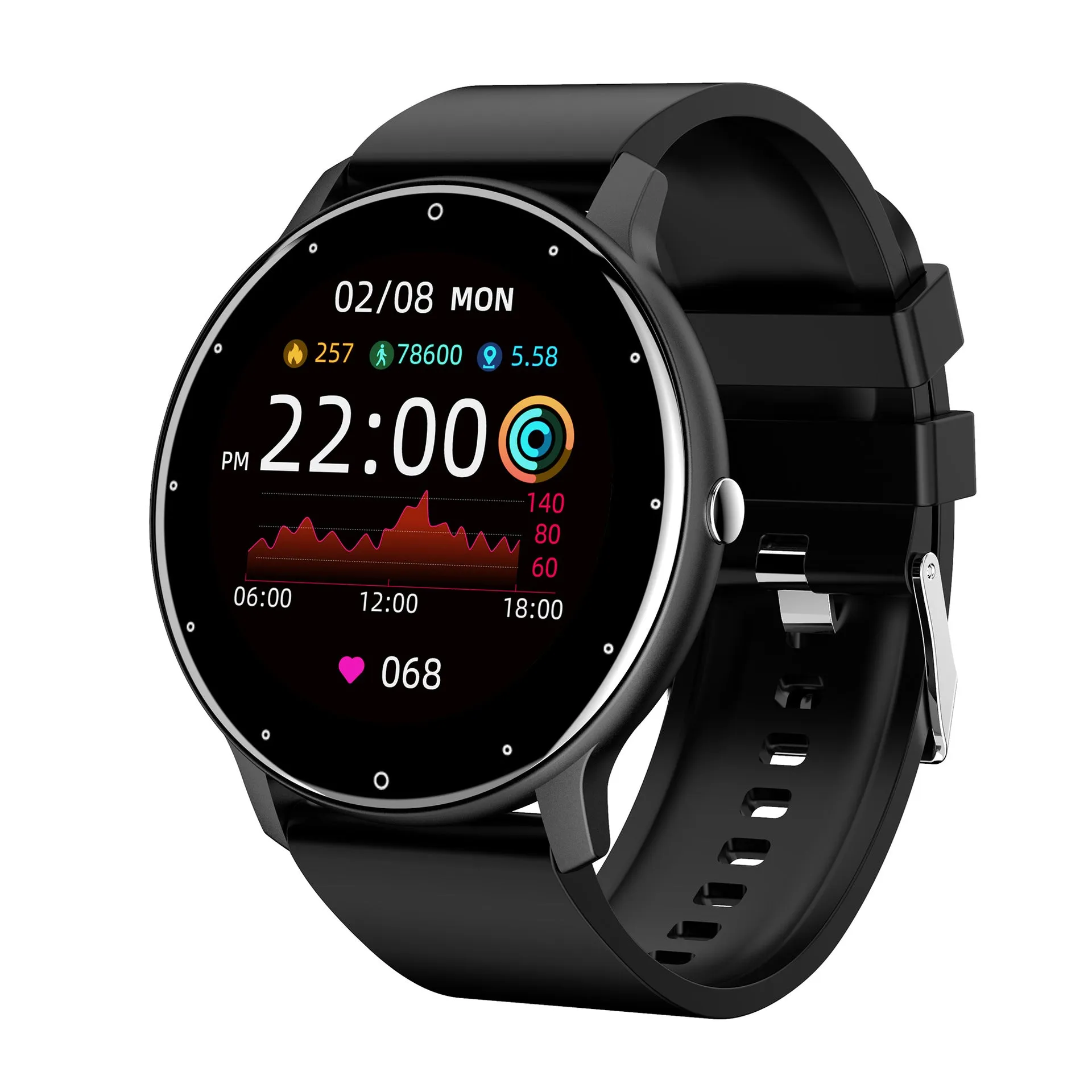 Graffiti Smart Watch Heart Rate Blood Pressure Micro-Wear Sports Bracelet