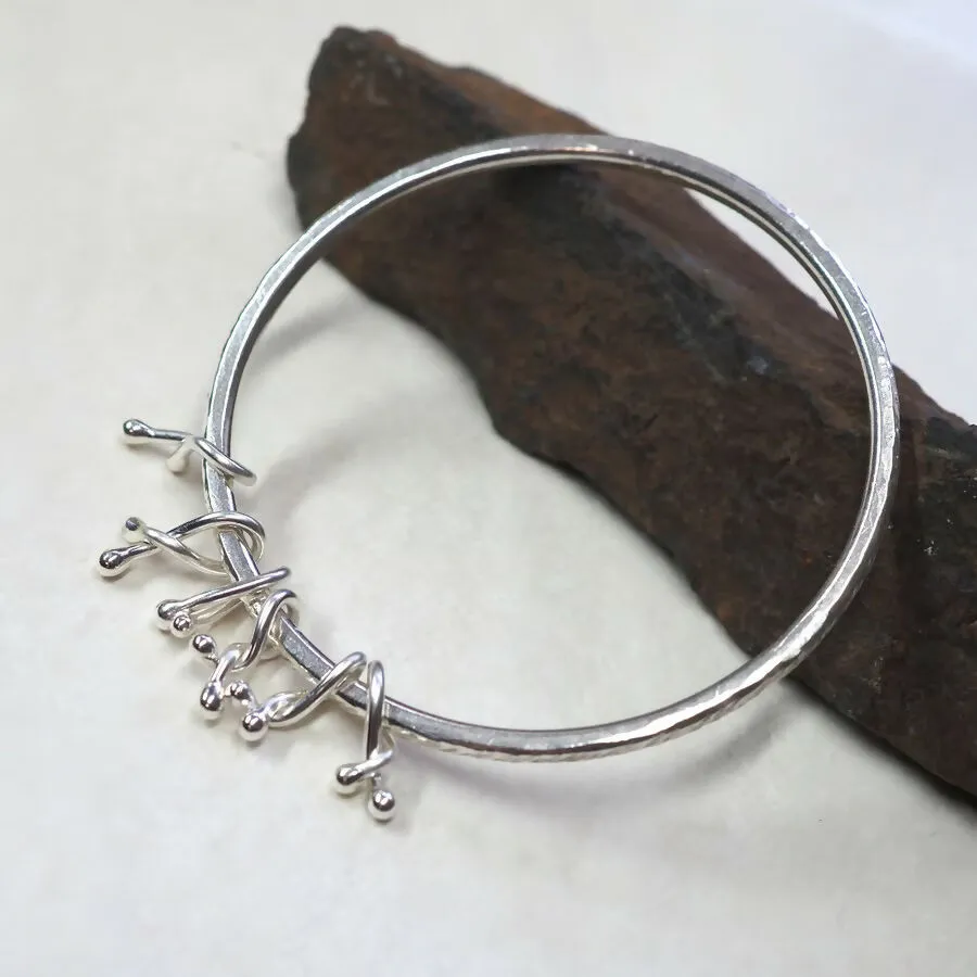 Hallmarked Silver Hug Bangle (II)