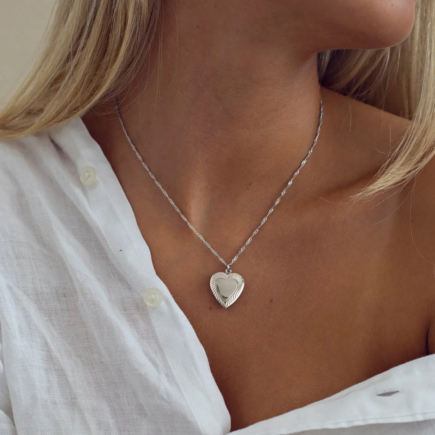 Heart Locket Necklace