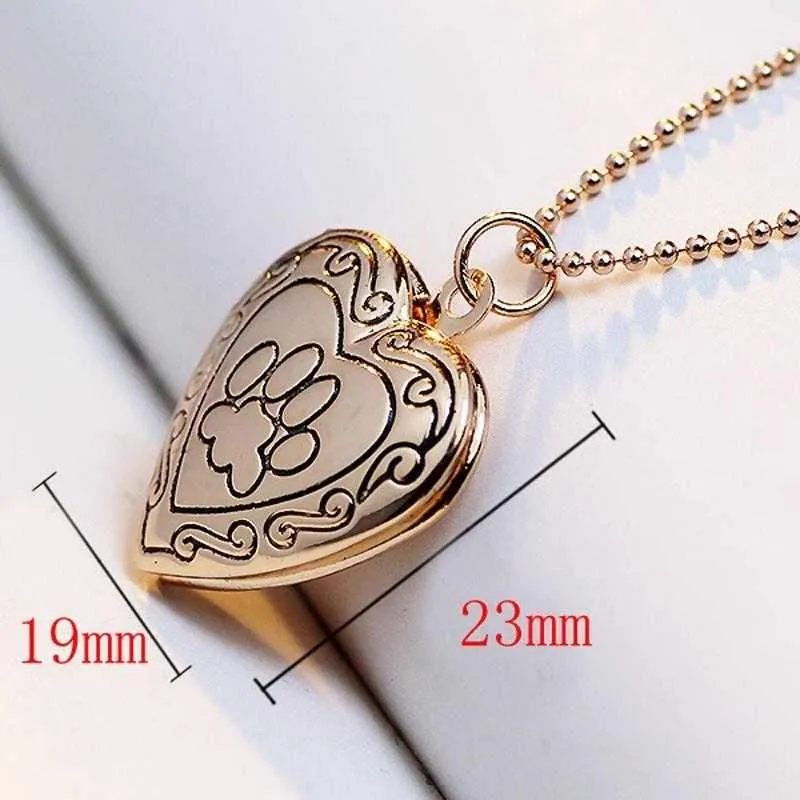 Heart Pendant Memorial Locket