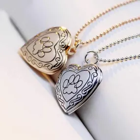 Heart Pendant Memorial Locket