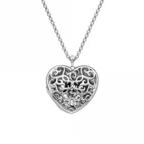 Hot Diamonds Heart Filigree Locket DP669