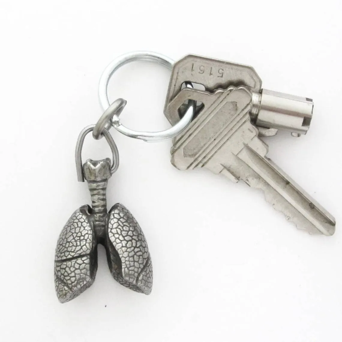 Human Lungs Keychain