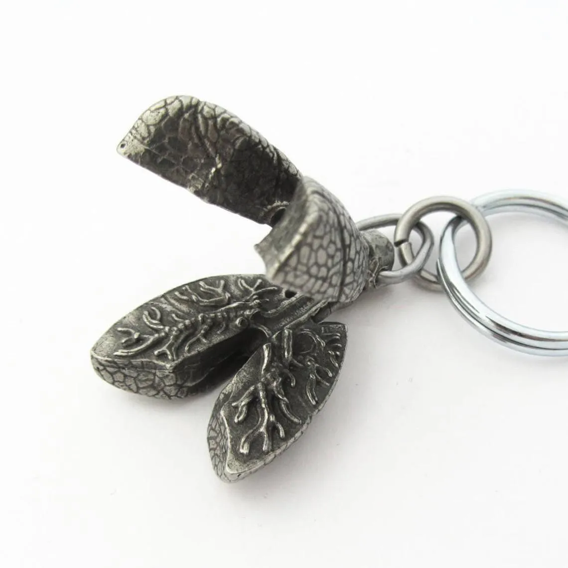 Human Lungs Keychain