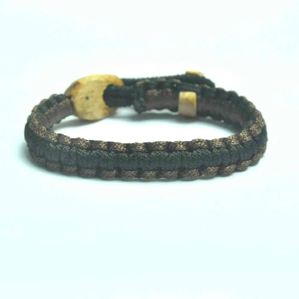 Identity Therapy Bamboo Bracelet Noir (Male)-Alto Vida