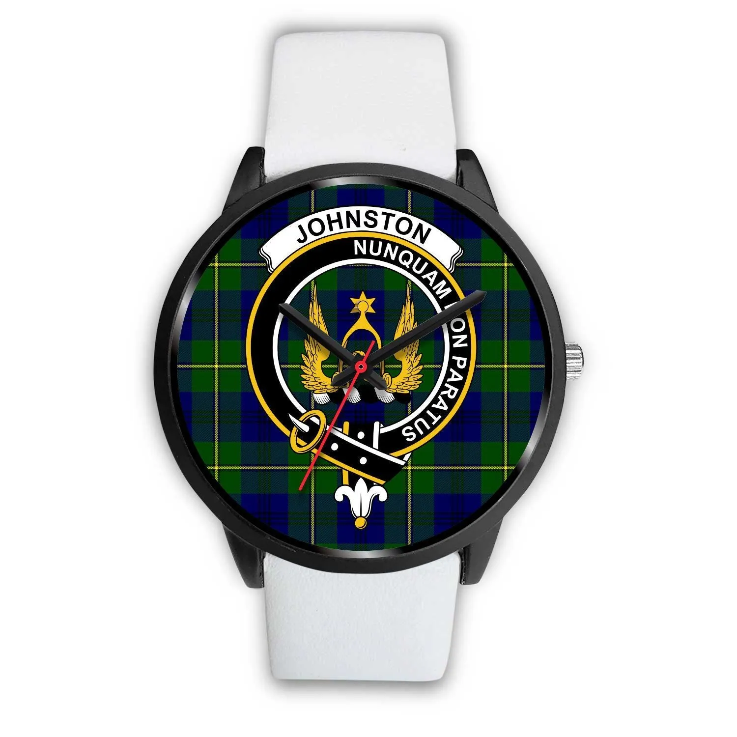 Johnston Clan Badge Tartan Black Watch