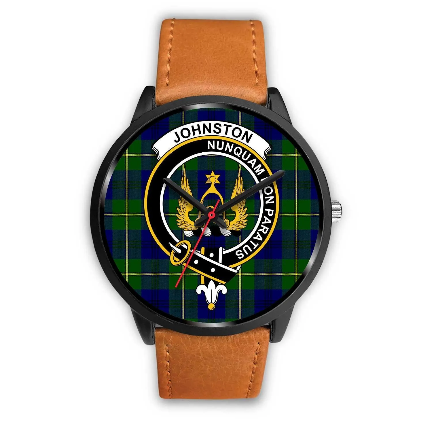 Johnston Clan Badge Tartan Black Watch