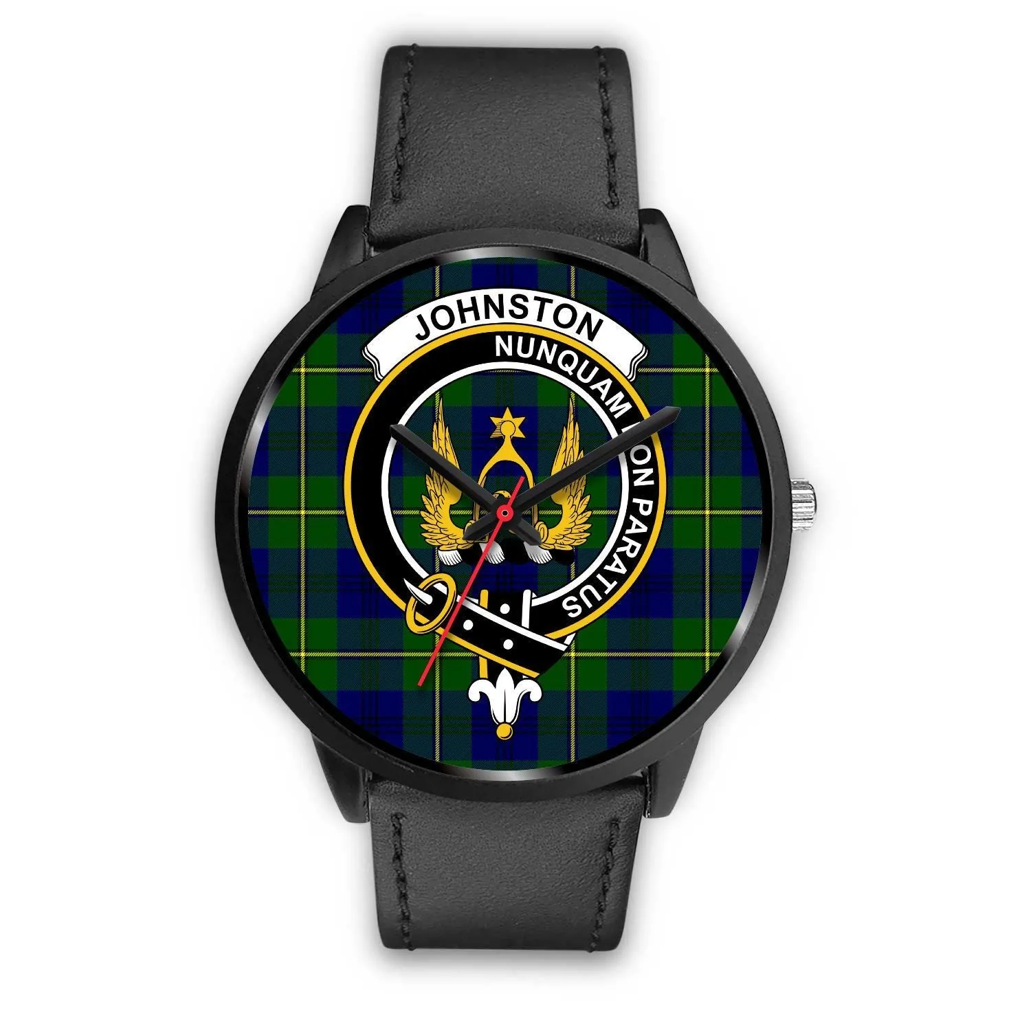 Johnston Clan Badge Tartan Black Watch