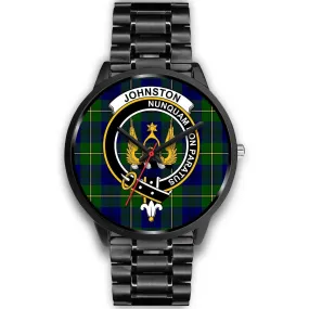 Johnston Clan Badge Tartan Black Watch