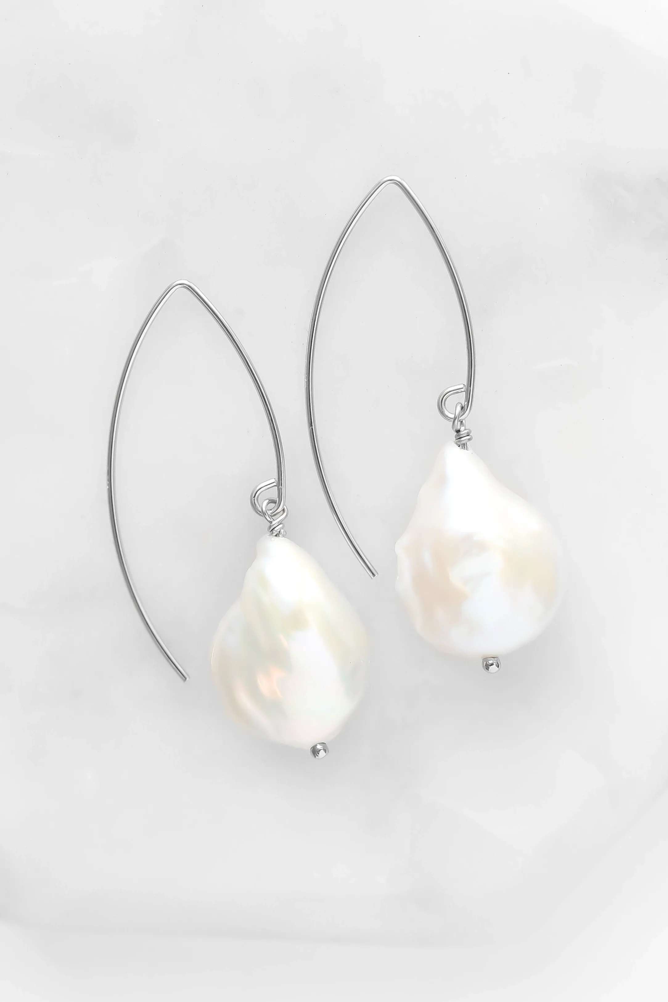 Keshi Pearl Earrings - Stone of Potential