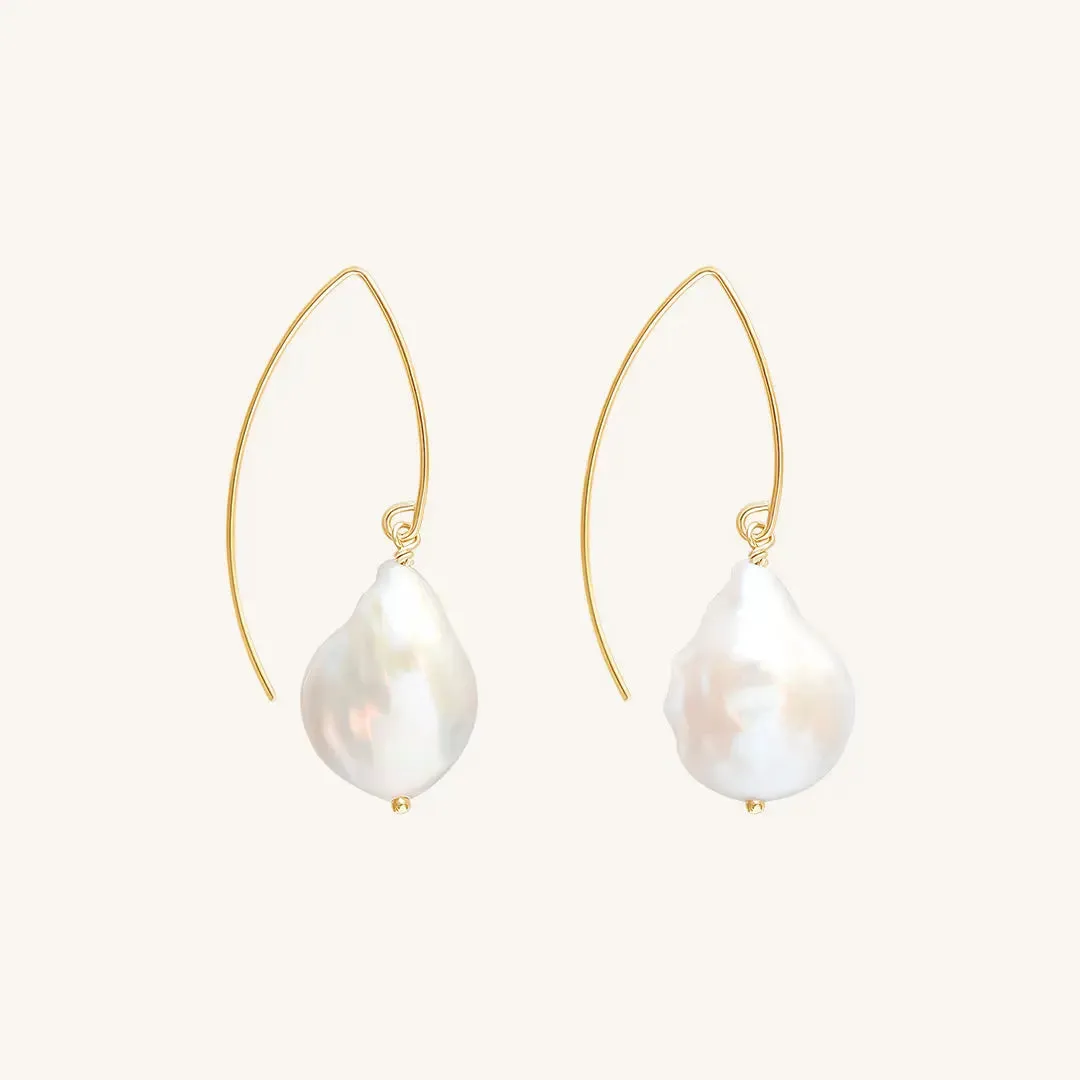 Keshi Pearl Earrings - Stone of Potential