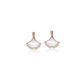Leaf Mother of Pearl Earrings