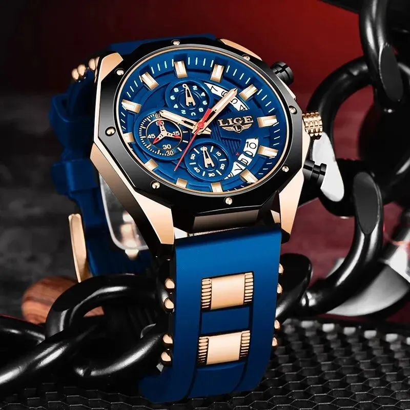 LIGE Luxury Wristwatch