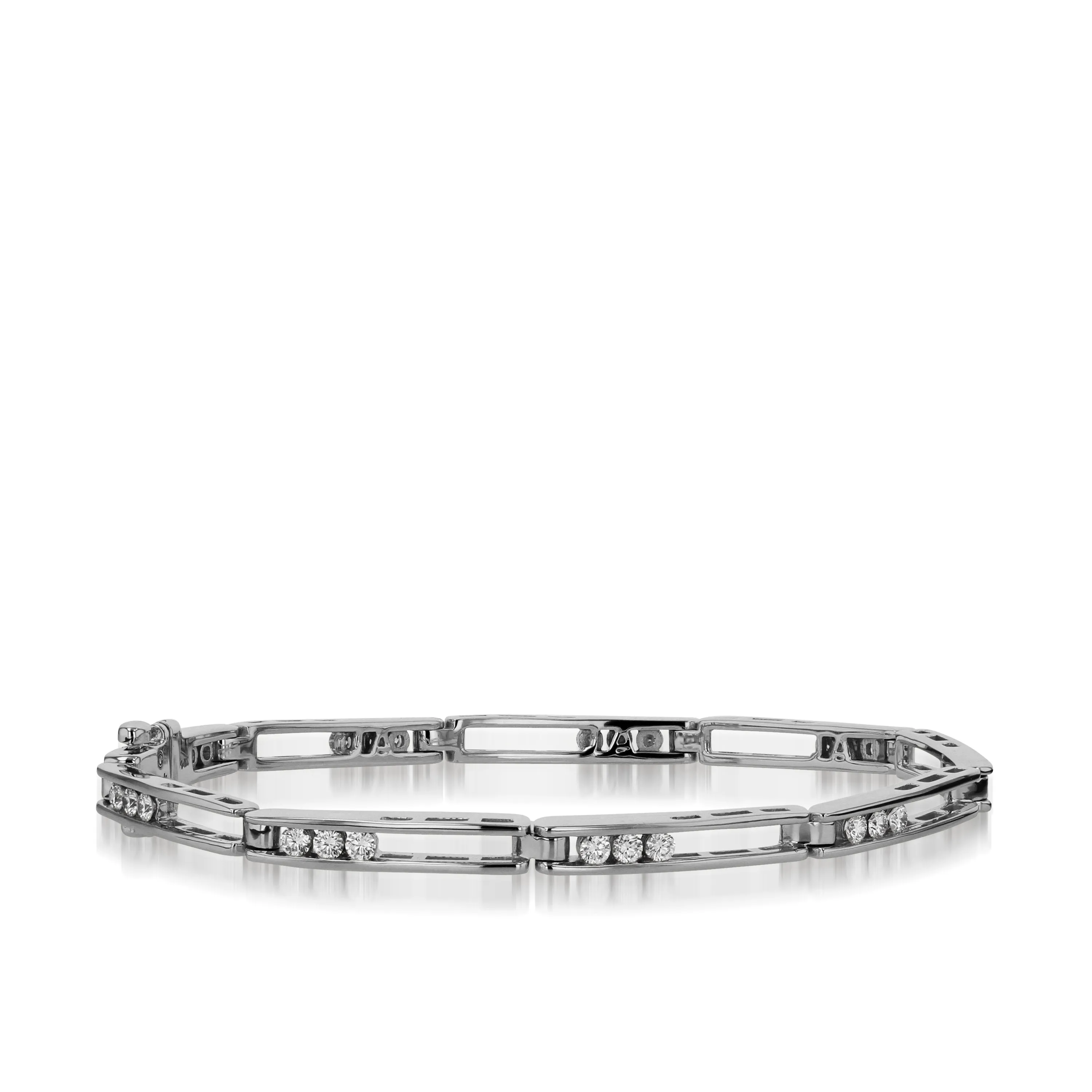 Lines 1.0 Carat Diamond Tennis Bracelet