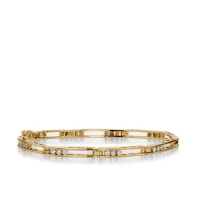 Lines 1.0 Carat Diamond Tennis Bracelet