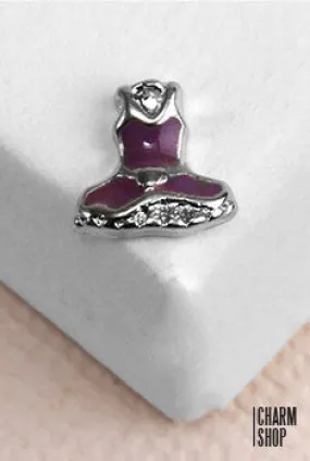 Little Purple Dress Locket Charm