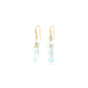 Marco Bicego Paradise Multi-Strand Aquamarine Earrings