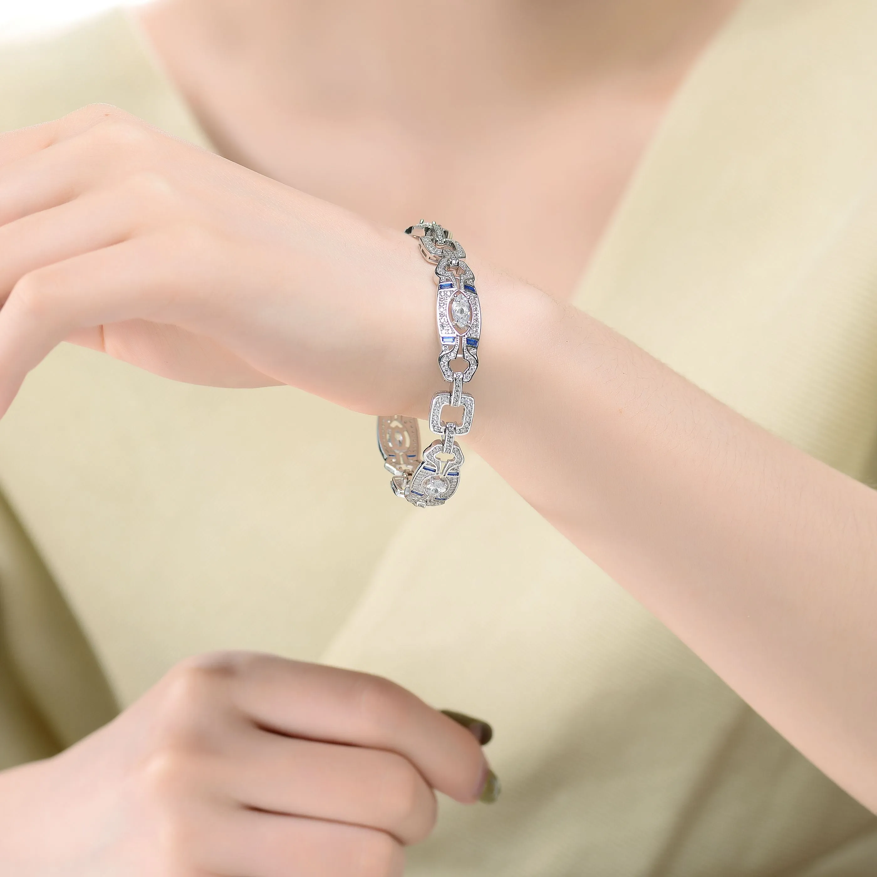Monfort Geometric Link Bracelet
