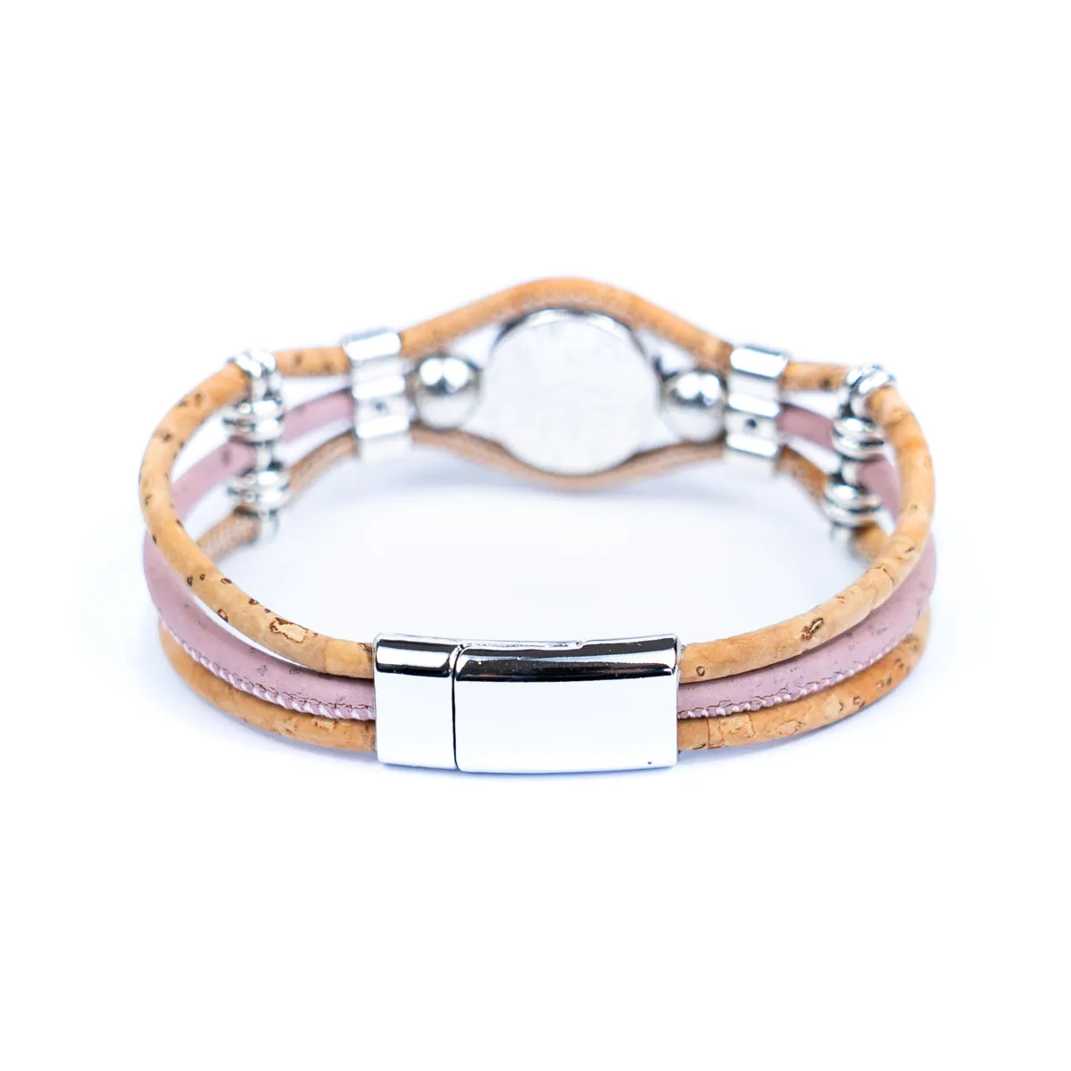 Natural Cork  Handmade women's bracelets BR-096-MIX-5