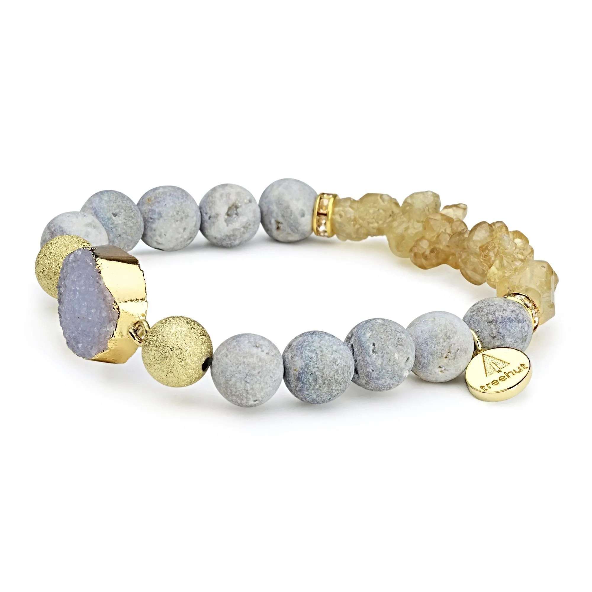 Nomad Grey Amber Bracelet