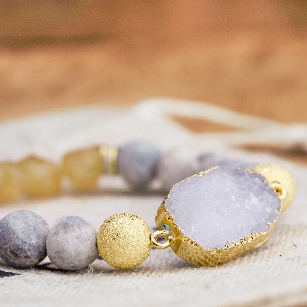 Nomad Grey Amber Bracelet