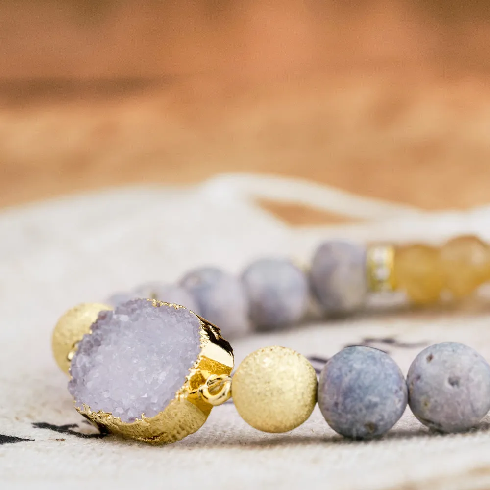 Nomad Grey Amber Bracelet