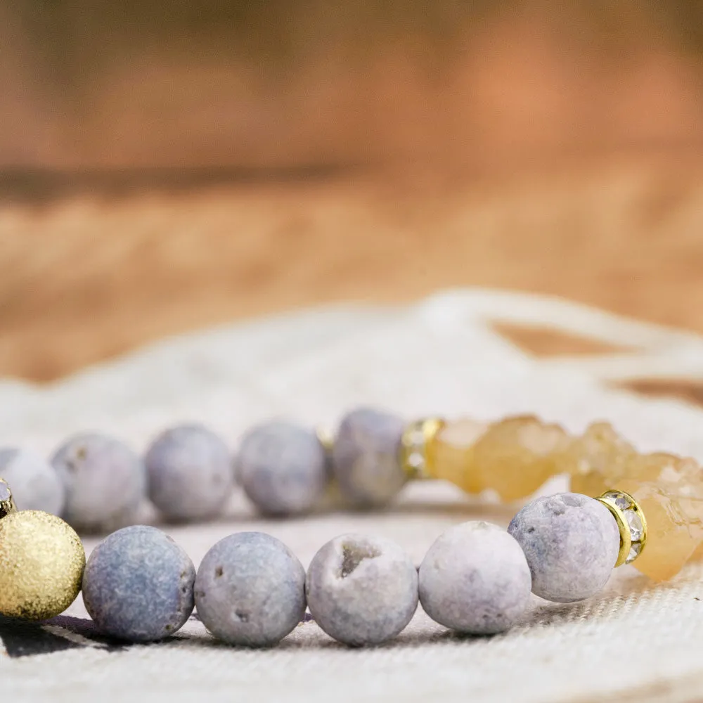 Nomad Grey Amber Bracelet