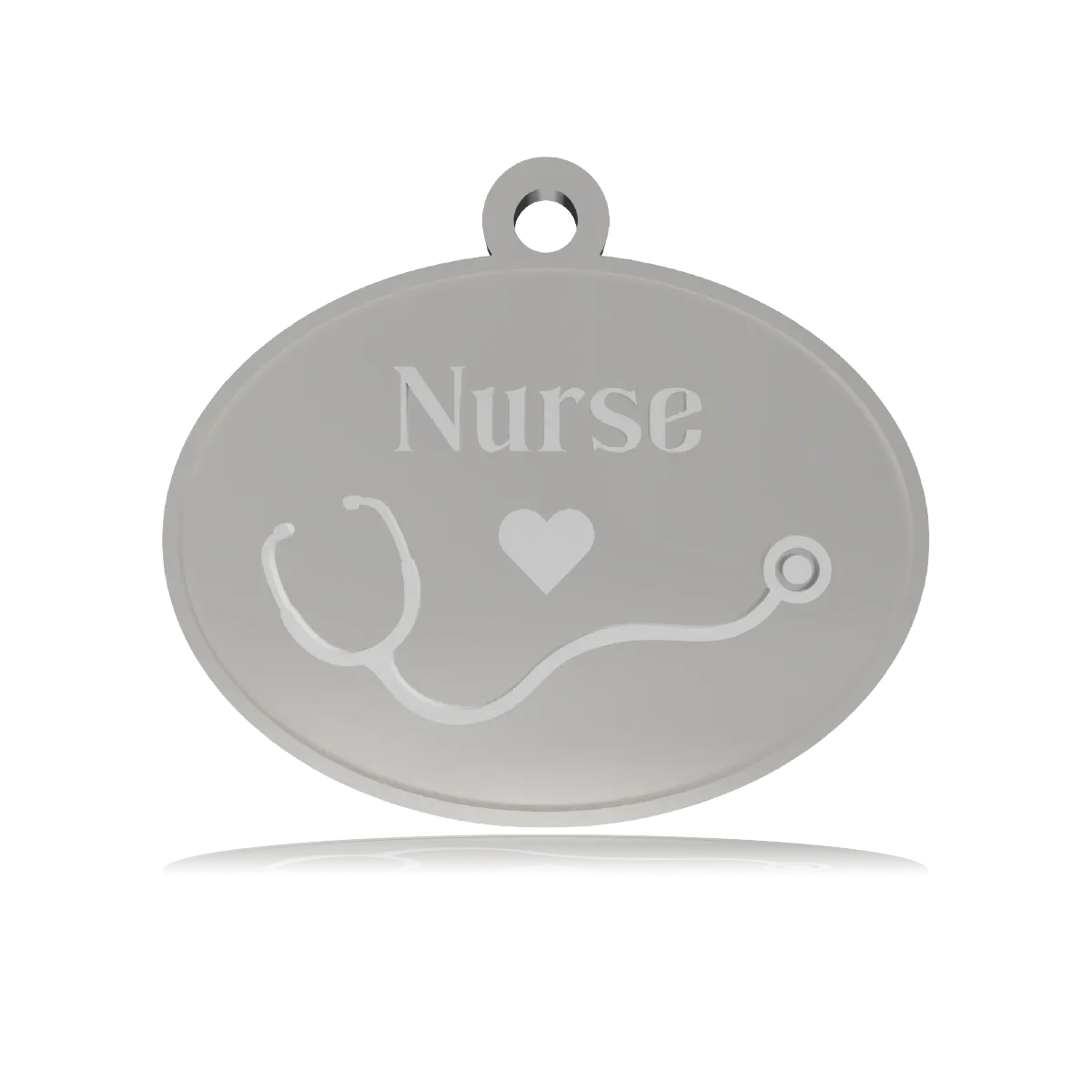 Nurse Charm with Blue Opal Jade Charity Bracelet