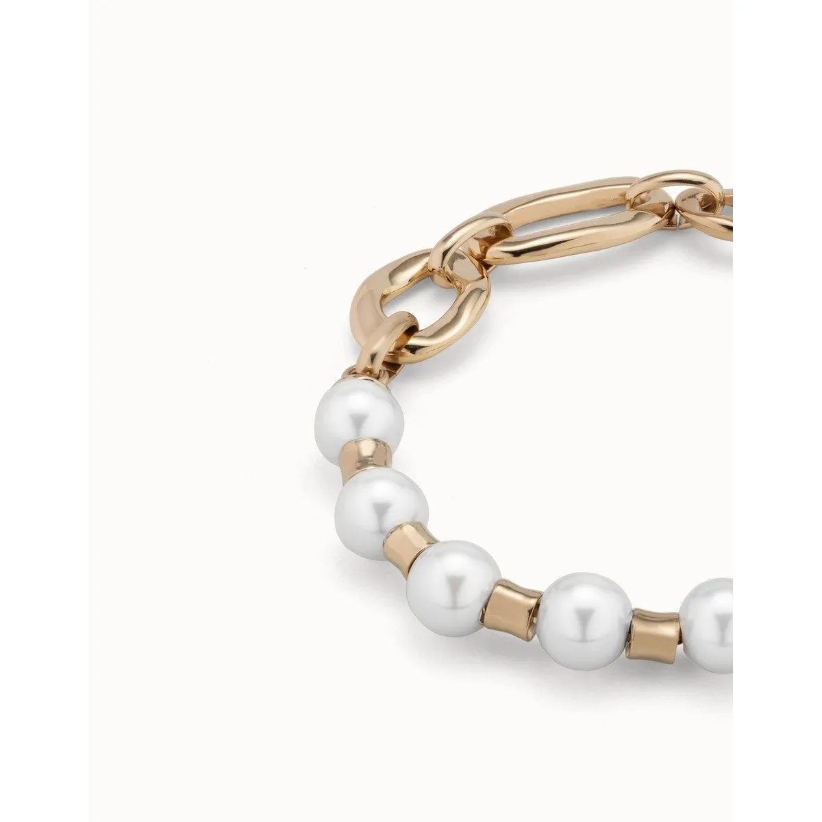 Pearl & Match Bracelet - Gold