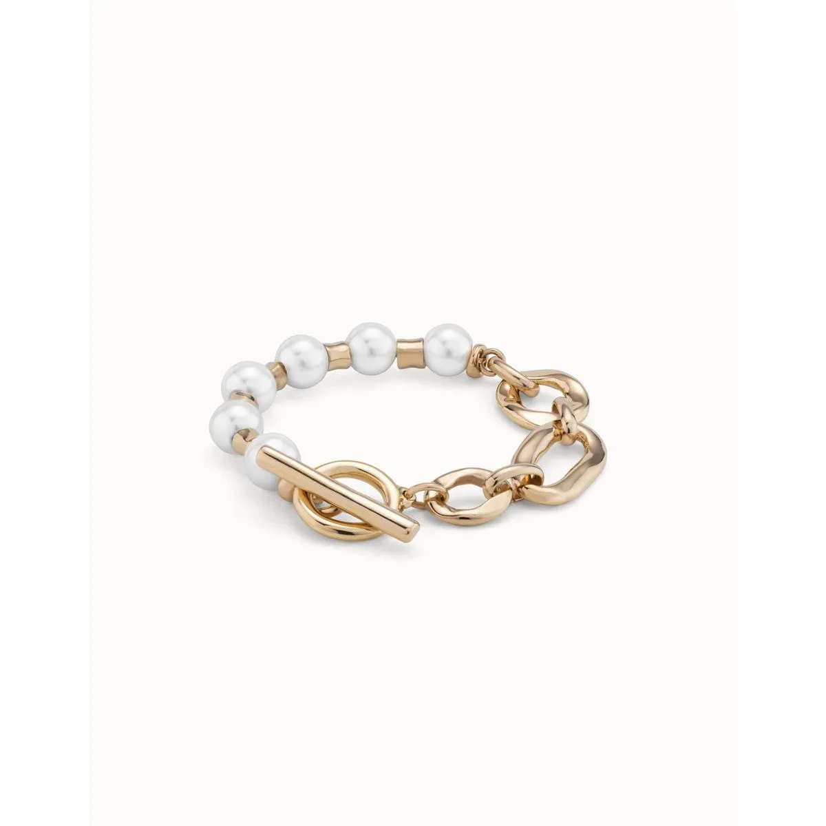 Pearl & Match Bracelet - Gold