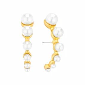 Pearl Curved Studs