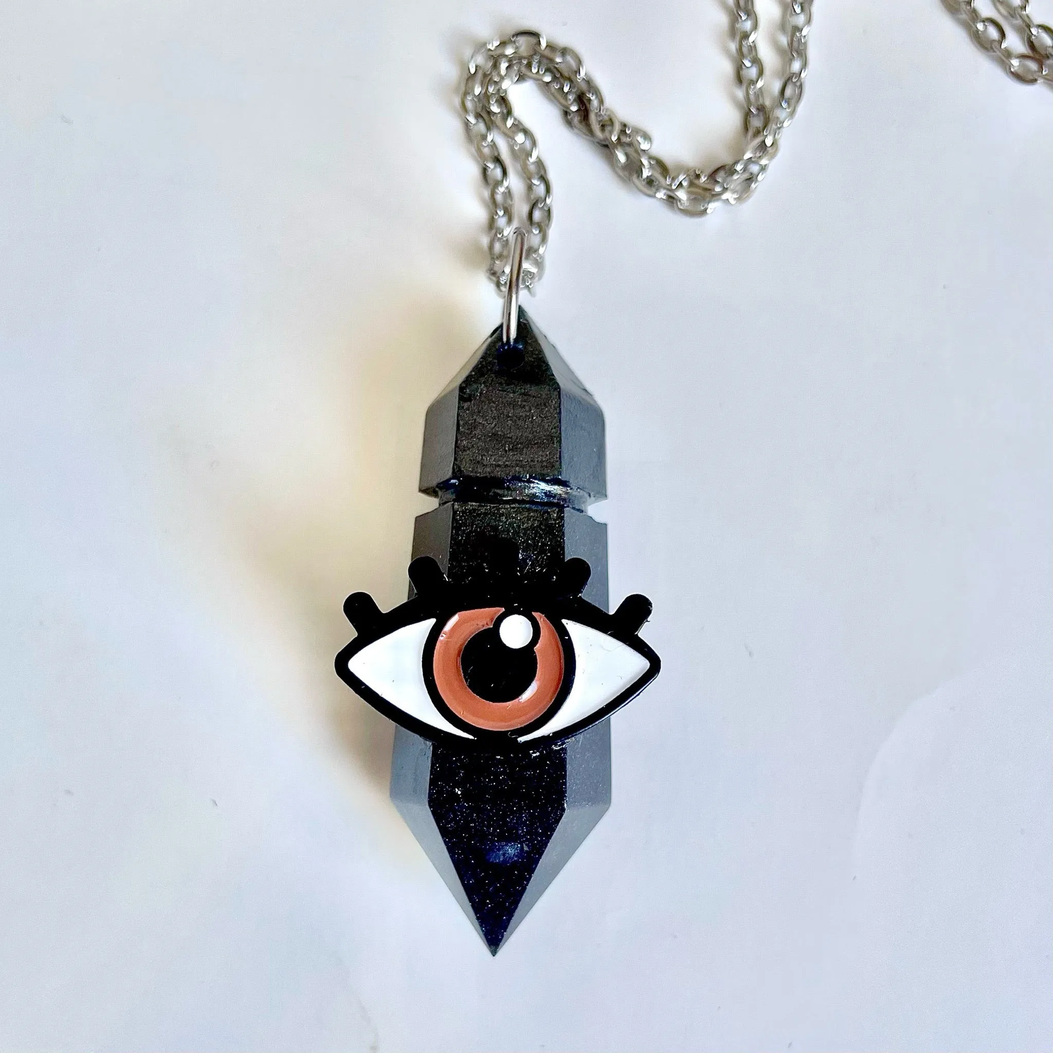 Pendulum Snuff Vial With Spoon