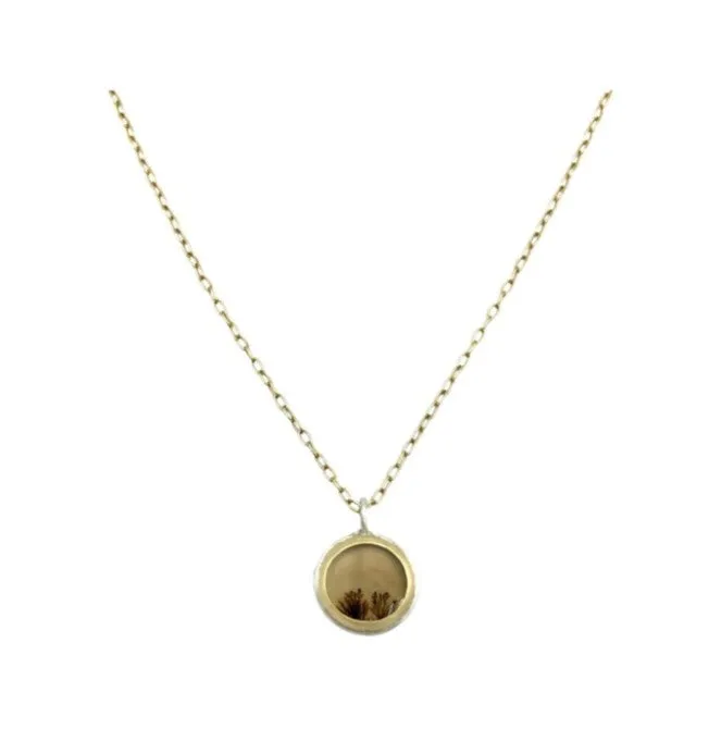 Precious Dendritic Quartz Necklace