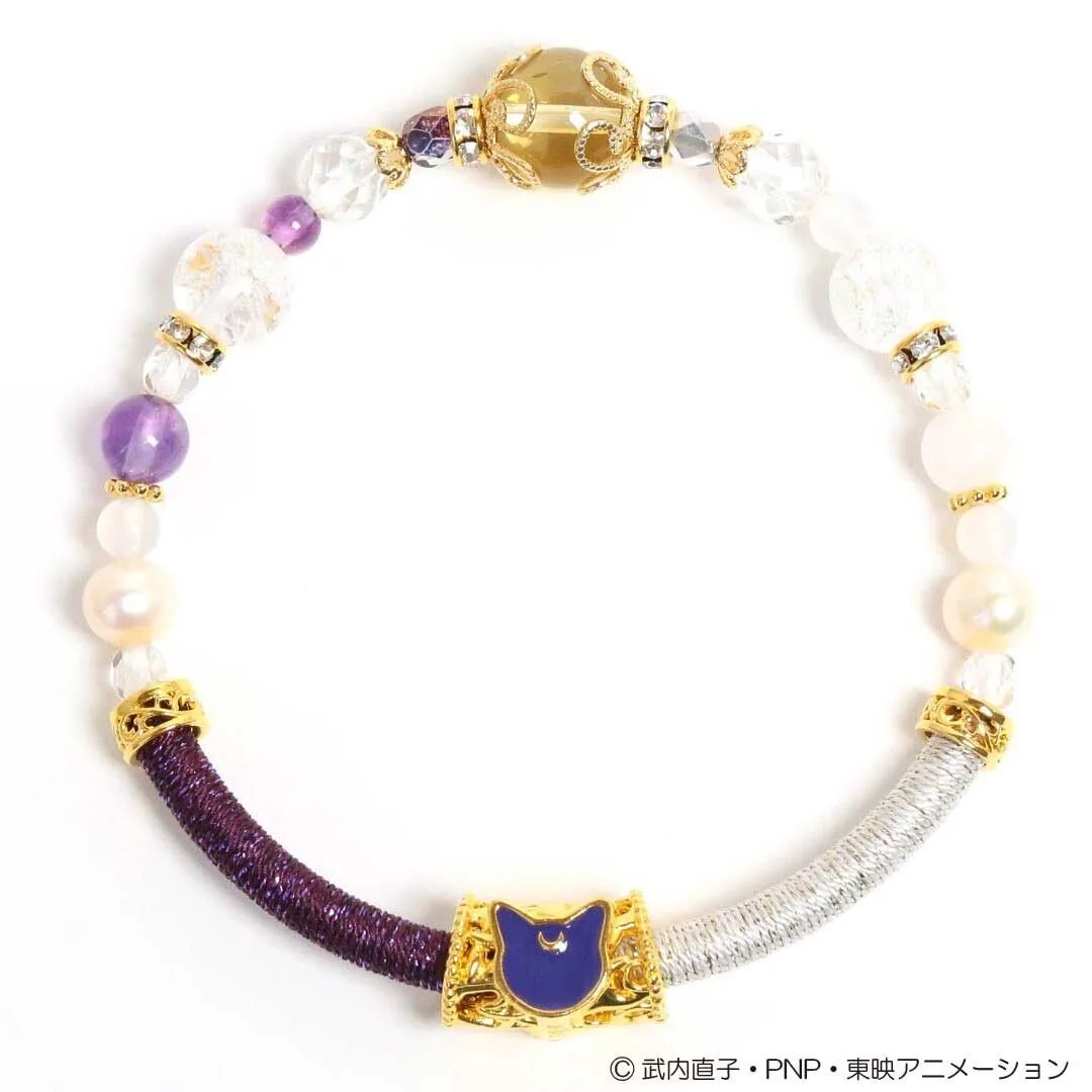 Pretty Guardian Sailor Moon 30th Anniversary Luna Artemis Wind Cord Bracelet